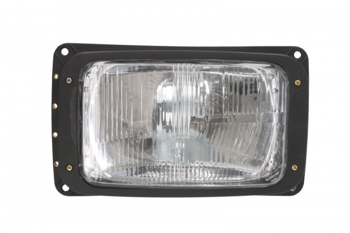 Far dreapta (H4 T4W, manual, fara motor, culoare insert: argintiu) potrivit IVECO EUROTRAKKER; MAN E2000, F2000, L2000, M 2000 L, M 2000 M, M90 08.88-