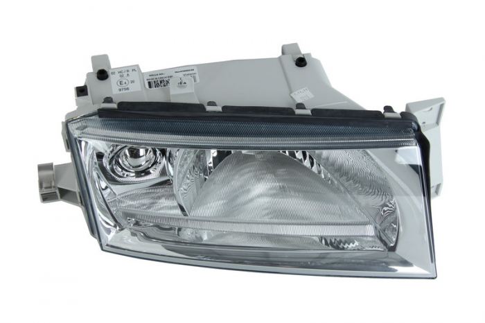 Far Dreapta (H4 W5W, electric, cu motor, halogen) potrivit SKODA OCTAVIA I 08.00-12.10