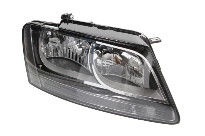 Far Dreapta (H7, electric, cu motor, culoare insert: negru) potrivit AUDI Q5
