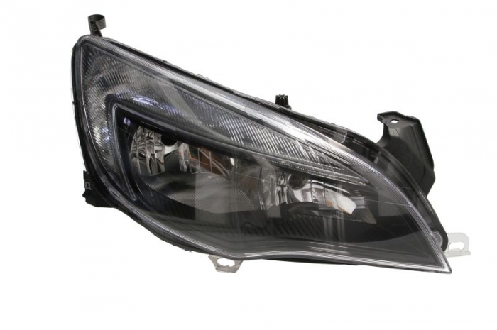 Far Dreapta (H7 H7, electric, cu motor, culoare insert: negru) potrivit OPEL ASTRA J, ASTRA J GTC