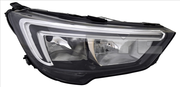 Far Dreapta H7/H7/LED, electric, cu motor potrivit OPEL CROSSLAND X dupa 2017 [2]