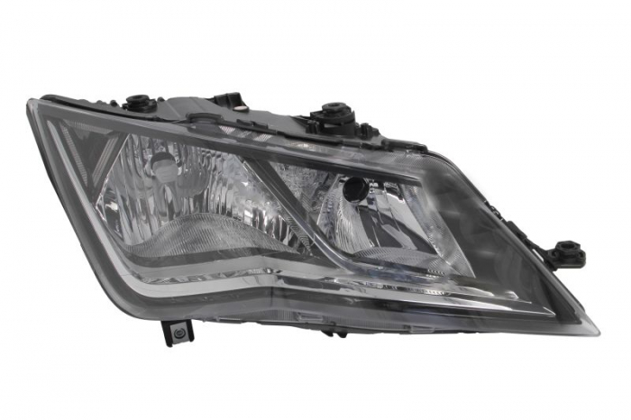 Far Dreapta (H7 H7 LED PY21W, cu motor) potrivit SEAT LEON 5F 09.12-12.19