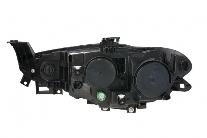 Far Dreapta H7/H7/PY21W, electric, cu motor, halogen, interior argintiu, semnalizator portocaliu potrivit FIAT TIPO [2]
