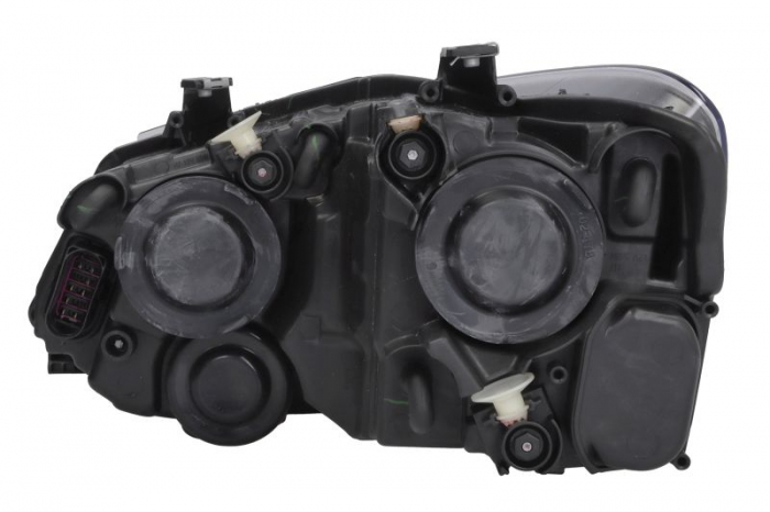 Far Dreapta (H7/H7/W5W/WY21W, electric, cu motor, culoare insert: negru) potrivit VW POLO, POLO V [2]