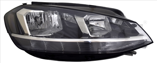 Far dreapta (H7 H9 LED, cu motor) potrivit VW GOLF VII 03.17-12.20