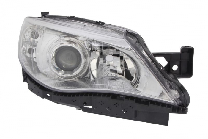 Far dreapta (H7 HB3, electric, cu motoras, fundal cromat) SUBARU IMPREZA 2008-2012