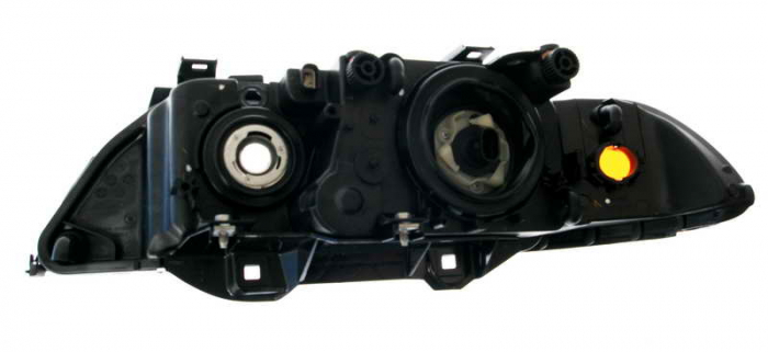 Far dreapta (H7/HB3, electric, cu motoras, fundal negru) BMW Seria 5 1995-2000 [2]