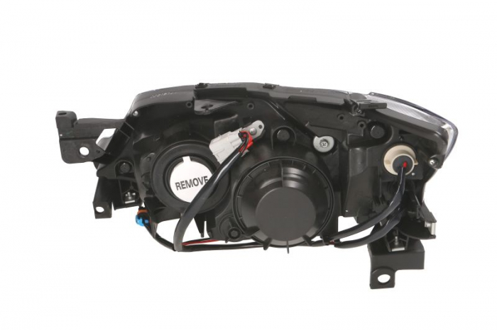 Far Dreapta (H7/HB3, electric, fara motoras, culoare insert: gri, culoare semnalizator: galben) potrivit SUBARU IMPREZA [2]