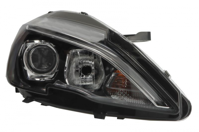 Far dreapta (H7 HY21W LED, electric, cu motor) potrivit PEUGEOT 308 II 09.13-06.17