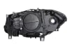 Far dreapta (H7/LED/PY24W, electric, cu motoras, fundal cromat, fundal transparent) BMW Seria 5 2009-2013 [3]