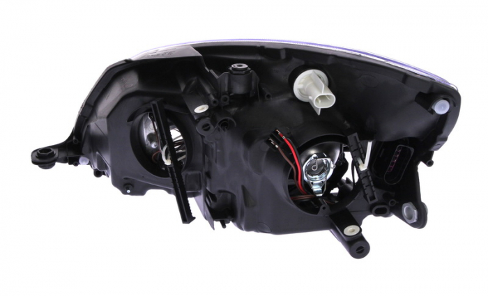 Far dreapta (H7, reglaj electric, cu motoras, fundal argintiu) SKODA FABIA II, ROOMSTER, ROOMSTER PRAKTIK [2]