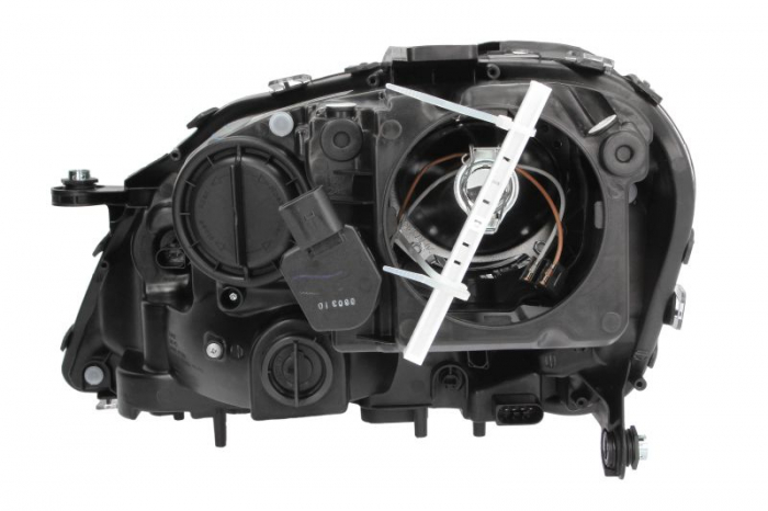 Far dreapta (H7, reglaj electric, cu motoras, fundal cromat) MERCEDES Clasa M 2005-2011 [2]