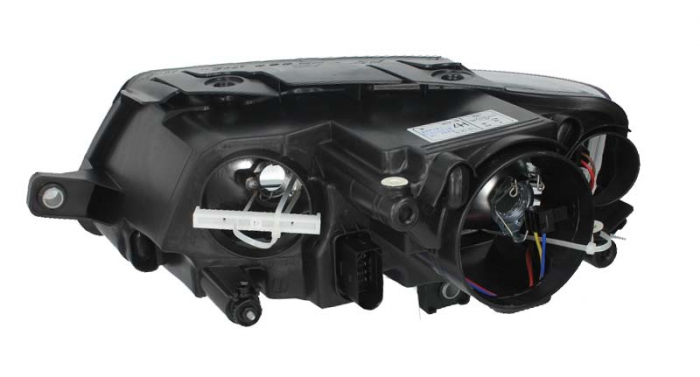 Far dreapta (H7, reglaj electric, cu motoras, fundal cromat) VW PASSAT 2005-2010 [2]