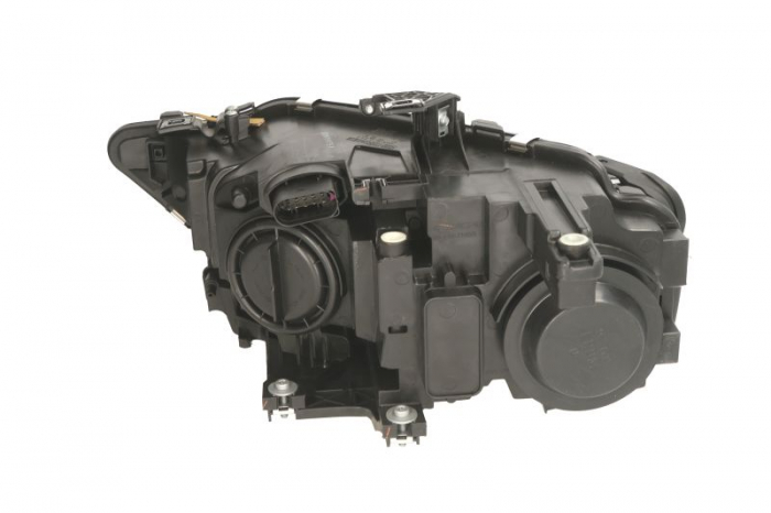 Far dreapta (H7, reglaj electric, cu motoras, fundal negru) AUDI A4 2011-2016 [2]