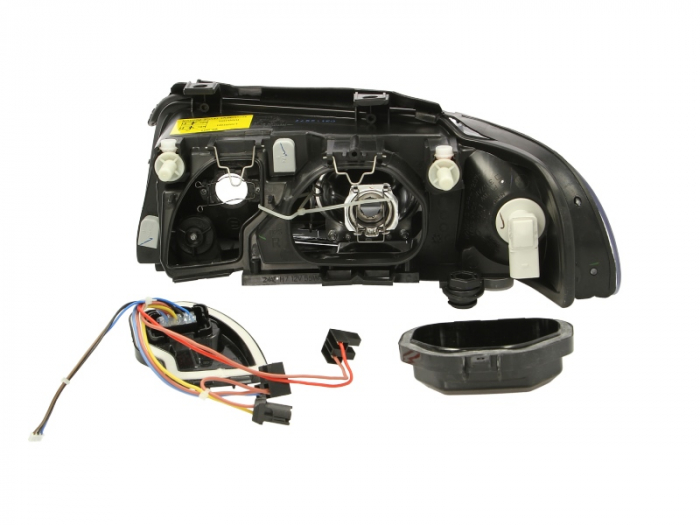 Far dreapta (H7, reglaj electric, fundal cromat) AUDI A4 1998-2001 [3]