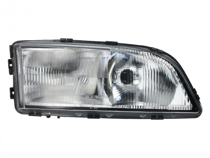 Far dreapta (H7, reglaj electric, manual, fundal argintiu) VOLVO C70, S70, V70 1996-2005