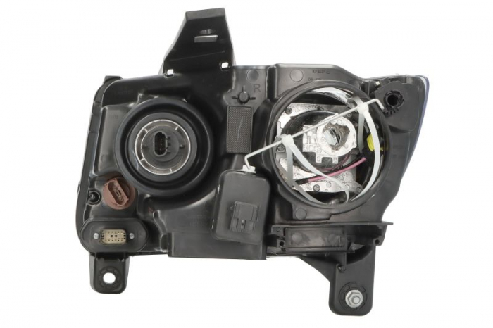 Far Dreapta (H9, electric, cu motor, culoare insert: negru) potrivit JEEP COMPASS, GRAND CHEROKEE IV [2]
