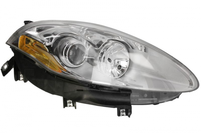 Far Dreapta (halogen, 2 H1 W5W, electric, cu motor, culoare insert: cromat) potrivit FIAT BRAVO II