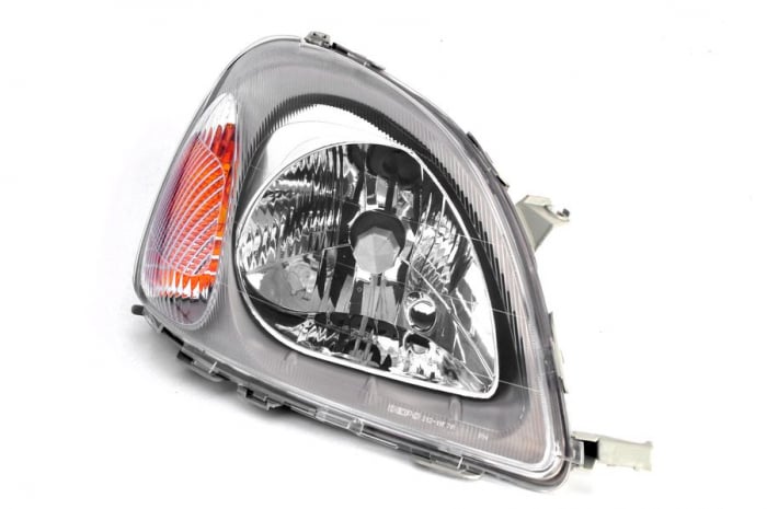 Far Dreapta (halogen, H4 PY21W, electric, fara motoras, culoare insert: gri) potrivit TOYOTA YARIS -06.03