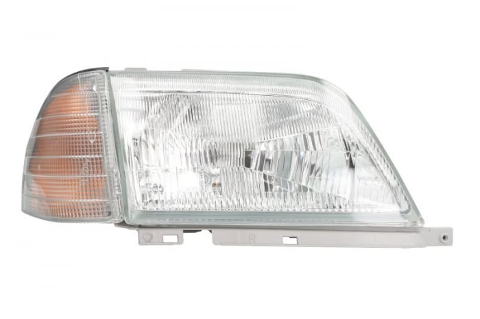 Far Dreapta (halogen, H4 PY21W, pneumatic, fara motoras, culoare insert: argintiu, culoare semnalizator: transparent) potrivit MERCEDES SL (R129) -10.01