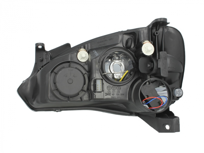 Far Dreapta potrivit OPEL COMBO TOUR, COMBO/MINIVAN, CORSA C, CORSA C/HATCHBACK (halogen, H7/H7, electric, cu motor, culoare insert: cromat) [2]