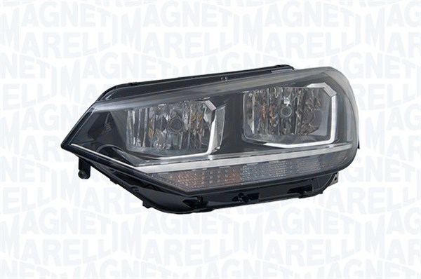 Far Dreapta (halogen, H7/H7/PW24W, electric, cu motor, bec, culoare semnalizator: portocaliu) potrivit VW TOURAN [3]