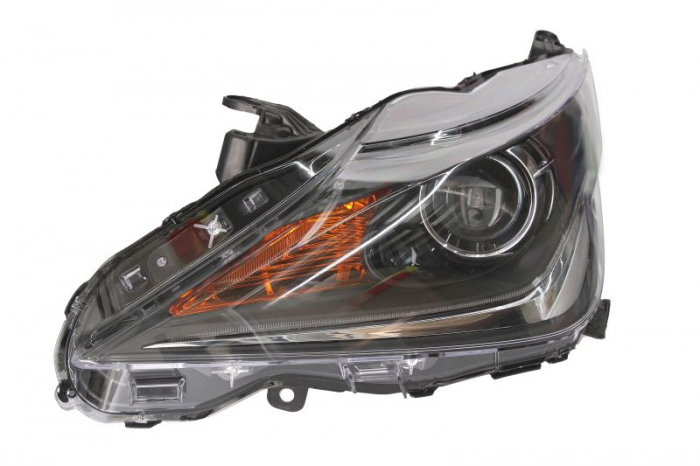 Far dreapta (HIR2/LED/P21W, reglaj electric, fundal negru, fundal portocaliu) TOYOTA AYGO dupa 2014 [4]