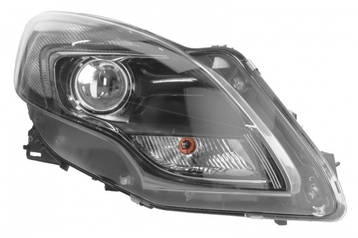 Far Dreapta (HIR2 PY21W W21, electric, cu motor, culoare insert: cromat negru) potrivit OPEL ZAFIRA C