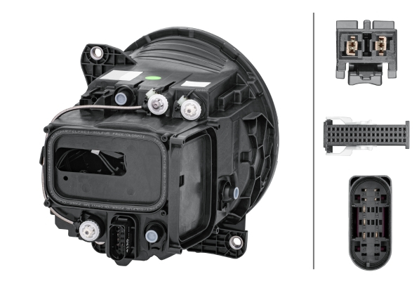 Far dreapta LED, cu motoras,interior crom MERCEDES W463 LIFT dupa 2018 [2]