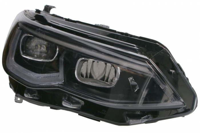 Far dreapta (LED, electric, cu motor, culoare insert: negru) potrivit VW GOLF VIII 07.19-