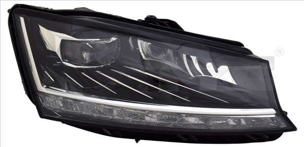 Far Dreapta LED, electric, cu motor potrivit SKODA FABIA III 2018-2021 [2]