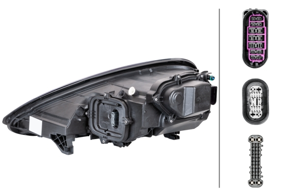 Far dreapta LED, electric, cu motoras,interior crom PORSCHE PANAMERA 970 intre 2013-2016 [2]