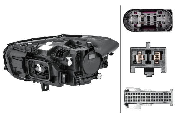 Far Dreapta potrivit MERCEDES B SPORTS TOURER (W247) potrivit MERCEDES 2018-2019 (LED, electric, fara controler LED) [2]