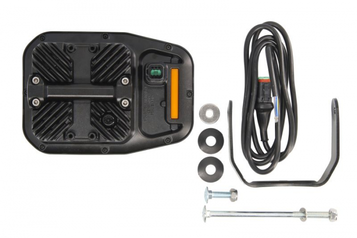 Far dreapta (LED, manual, horizontal, cu lumina de zi, culoare insert: negru, culoare indicator: portocaliu) [2]