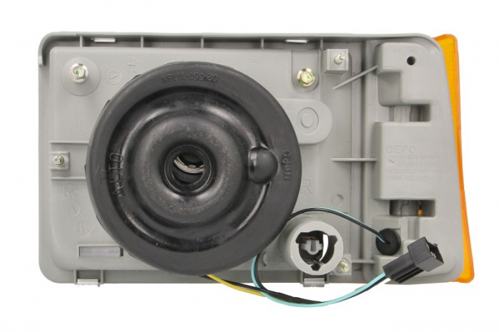 Far Dreapta (R2, electric, hidraulic, fara motoras, culoare semnalizator: galben) potrivit FIAT PANDA, PANDA/HATCHBACK 01.86-12.93 [2]