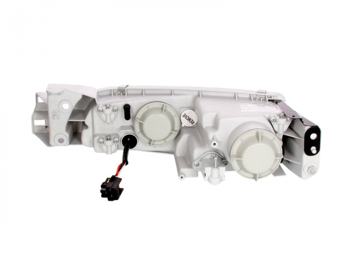 Far fata dreapta (2*H1/W5W, fara motoras, culoare interior: cromat, culoare semnalizator: transparent) potrivit MAZDA 626 III, 626 IV [2]