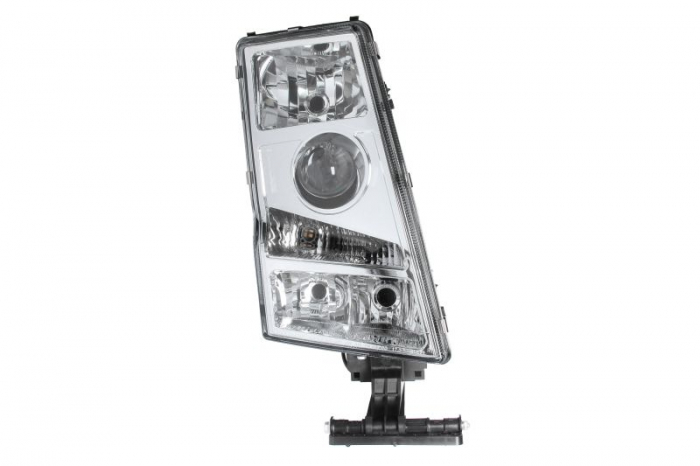 Far fata Dreapta (3 H7 D2S PY21W W5W, electric, fara motoras, soclu patrat, cu convertor) potrivit VOLVO FH, FH12, FH16 09.01-