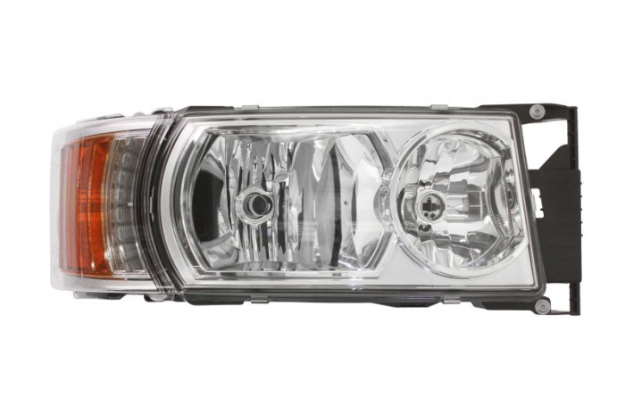 Far fata Dreapta (4 LED 8 LED H1 H21W H7, manual, fara motoras, cu indicator, functie Lumina zi) potrivit SCANIA G I, P I, P,G,R,T, R I, T 01.03-