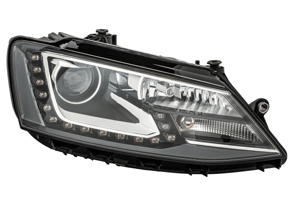 Far fata Dreapta potrivit VW JETTA IV (bi-xenon, D3S/H7/PY21W, electric, cu motor, bec) [3]