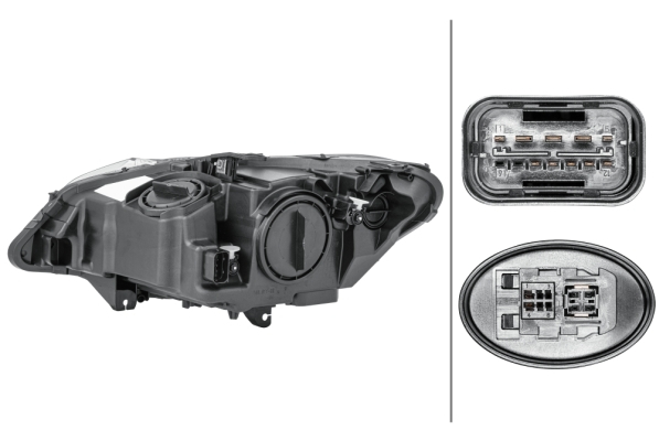 Far fata Dreapta potrivit BMW Z4 (E89) pana in 2013 (bi-xenon, D3S/H8/PY24W, cu motor, culoare insert: cromat) [4]