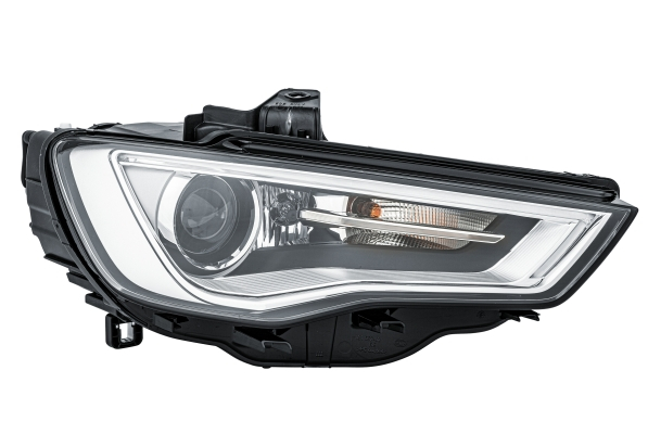 Far fata Dreapta (bi-xenon, D3S LED PSY24W, electric, cu motor) potrivit AUDI A3 -06.16