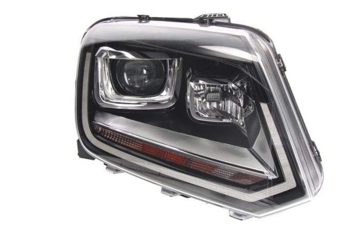 Far fata Dreapta (bi-xenon, D8S LED, electric, cu motor) potrivit VW AMAROK