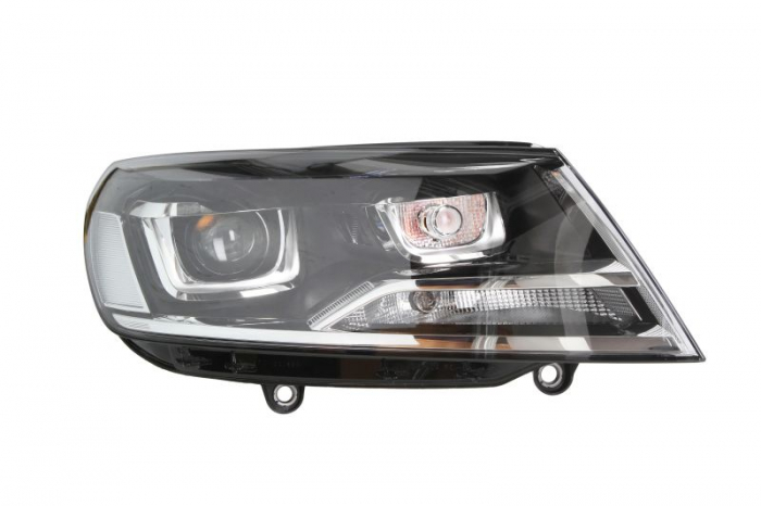 Far fata Dreapta (bi-xenon, D8S W21 WY21W, electric, cu motor) potrivit VW TOUAREG 05.14-