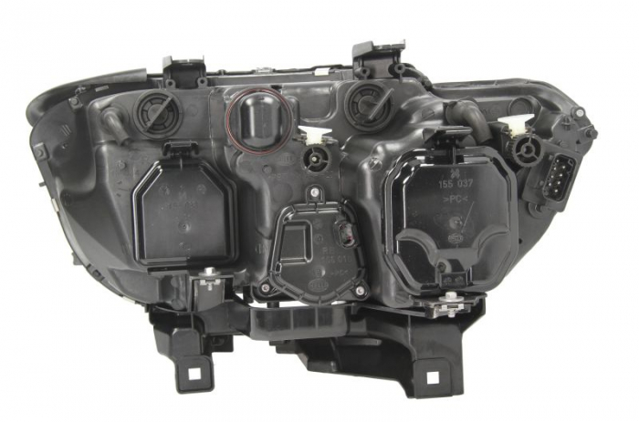 Far fata Dreapta (bi-xenon/halogen, D2S/H7/PY21W, electric, cu motor, bec, culoare insert: negru, culoare semnalizator: transparent) potrivit BMW 7 (E65, E66, E67) [2]