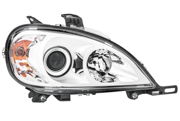Far fata Dreapta potrivit MERCEDES M (W163) pana in 2005 (bi-xenon/halogen, D2S/H7/PY21W/W5W, electric, cu motor, bec, culoare semnalizator: alb) [3]