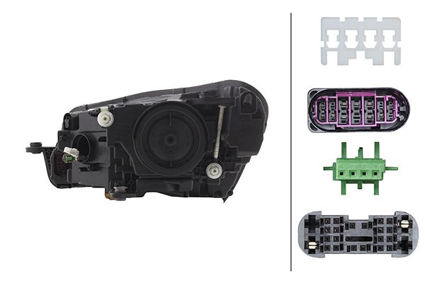Far fata Dreapta potrivit SKODA SUPERB III (bi-xenon/LED, D3S/LED, electric, cu motor) [4]