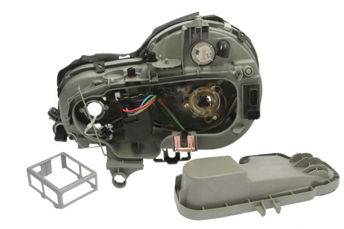 Far fata Dreapta potrivit MERCEDES E T-MODEL (S210), E (VF210), E (W210) pana in 1999 (D2R/H7, electric, cu motor, culoare insert: cromat) [2]