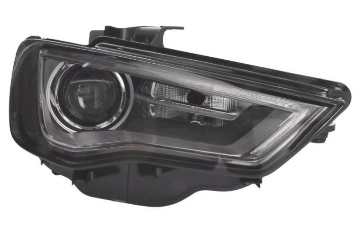 Far fata Dreapta (D3S LED PWY24W, electric, cu motor, culoare insert: gri) potrivit AUDI A3
