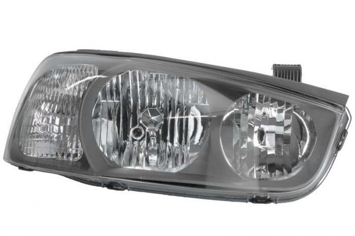 Far fata Dreapta (H1 H7, electric, cu motor, culoare insert: cromat, culoare semnalizator: transparent) potrivit HYUNDAI ELANTRA III