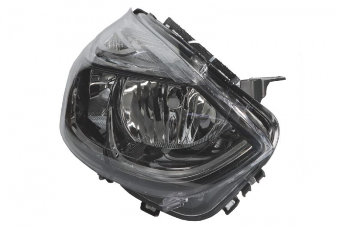 Far fata Dreapta (H1 H7, electric, cu motor, culoare insert: cromat) potrivit RENAULT CLIO IV, CLIO IV HATCHBACK, CLIO IV KOMBI 06.16-